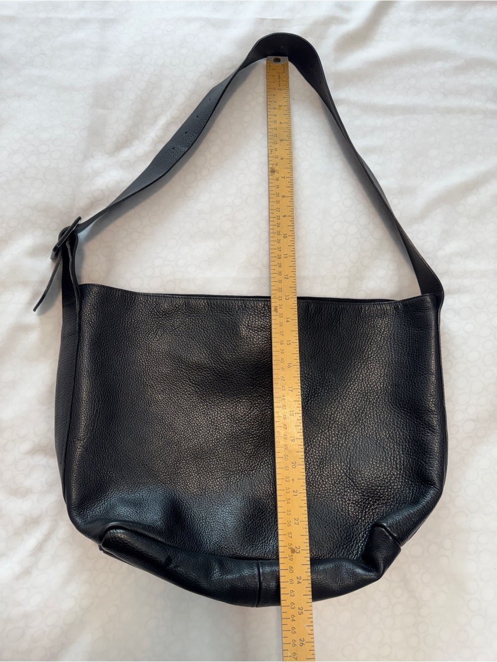 Black Leather Shoulder Bag